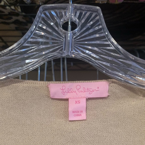 Lilly Pulitzer open cardigan sweater XS like new - Picture 5 of 5